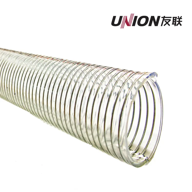 

Tasteless Steel Wire Pipe Thick PVC Transparent Steel Wire Hose Four Seasons with Corrosion-Resistant Not Color Changing Suction