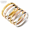 FYSARA Luxury Brand Crystals Love Bangles Cubic Zirconia Bracelets Couple Luxuxy Jewelry Stainless Steel Bangles For Women Gift ► Photo 2/6