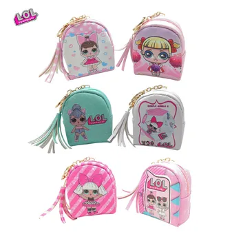 

LOL Surprise Doll Lols Doll Toy Girl Wallet Cartoon Pattern Girl Tote Bag Children Wallet Pen Bag Toy Children Gift