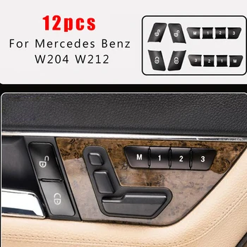 

For Mercedes Benz W204 W212 Switch Button 12pcs Lock Switch Button Set