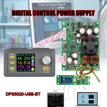 

DPS5020 Constant Voltage Current Converter 50V 20A LCD Voltmeter Step-down Adjustable Digital Power Supply Module CLH@8