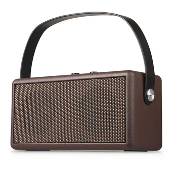 

D30 Simple Portable Clock Bluetooth Speakers Multi-Function Alarm Clock Bluetooth Small Loudspeaker Vintage Wooden Sound