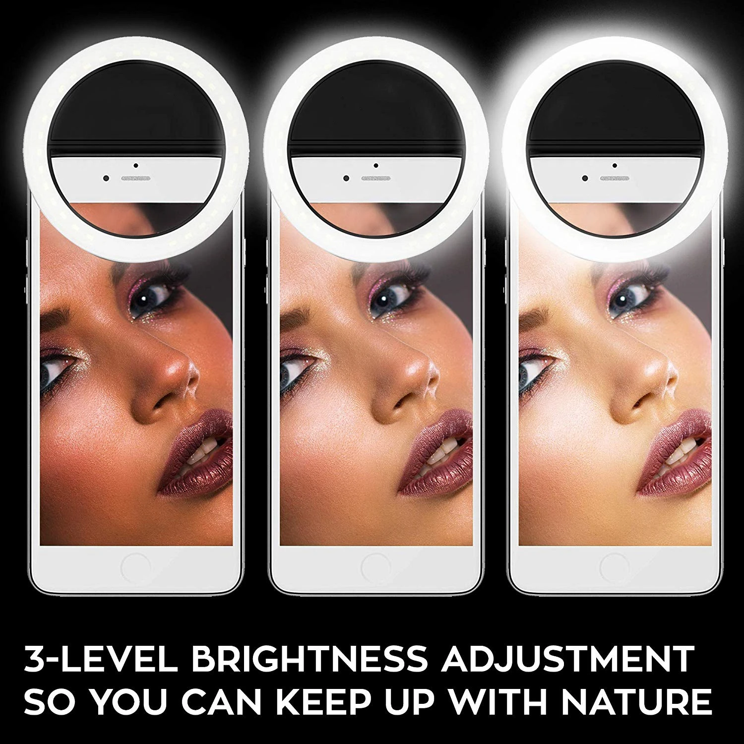 Кольцевой свет селфи USB макияж LED ringlight видео фотографическое освещение с