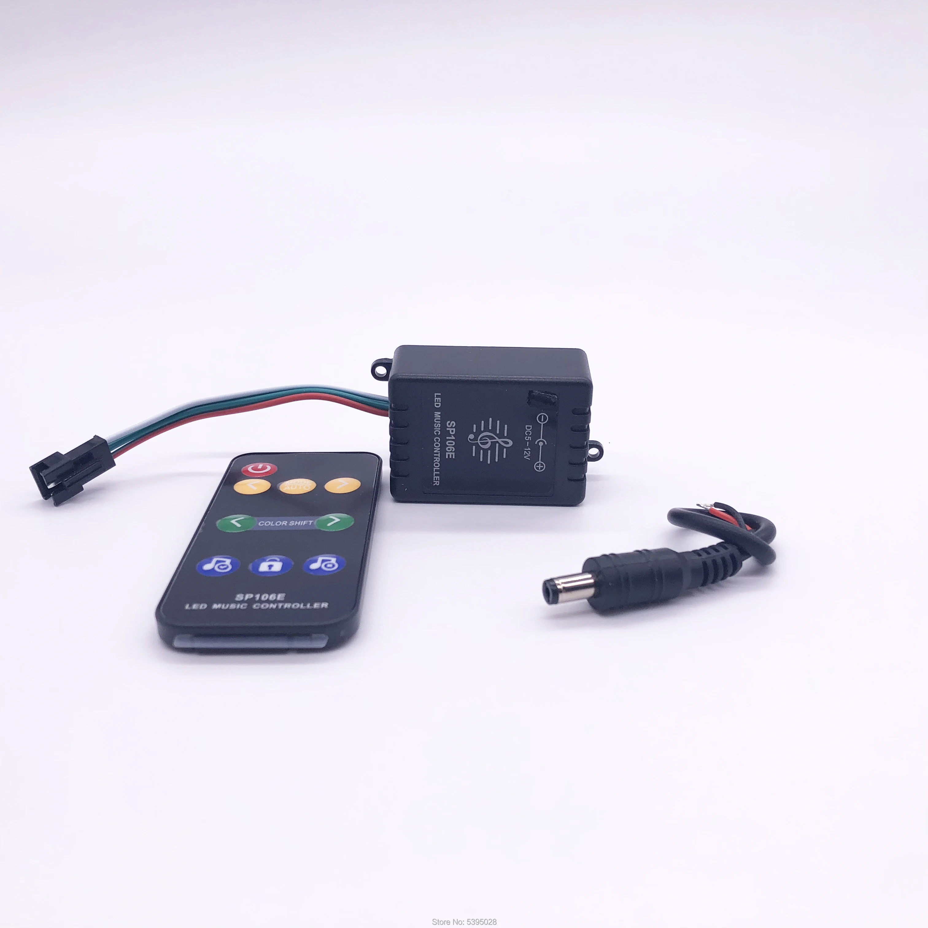 РЧ мини беспроводной музыкальный контроллер sp106e обычно используется в Светодиодная лента Пиксельная лампа RGB DC5V-24V