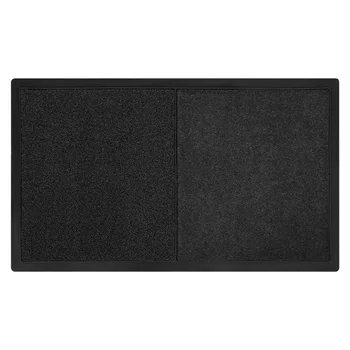 

IMIKEYA Door Entrance Mat Non-slip Ground Mat Durable Washable Outdoor and Indoor Welcome Mat for Dirt and Dust Absorbing (Light