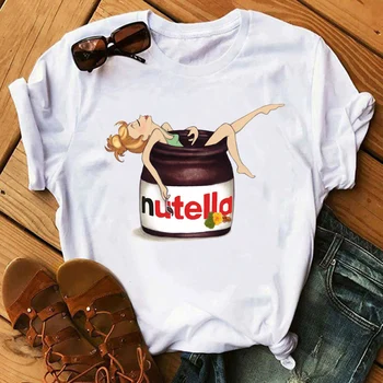

Maycaur T Shirt 90s Harajuku Ullzang Fashion Kawaii Print Women T-shirt Graphic Cute Cartoon Tshirt Korean Style Top Tee