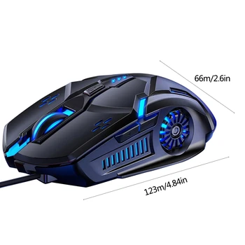 

G5 Wired Gaming Mouse Wired Mouse 6D 4-Speed DPI RGB Gaming Mouse For PUBG