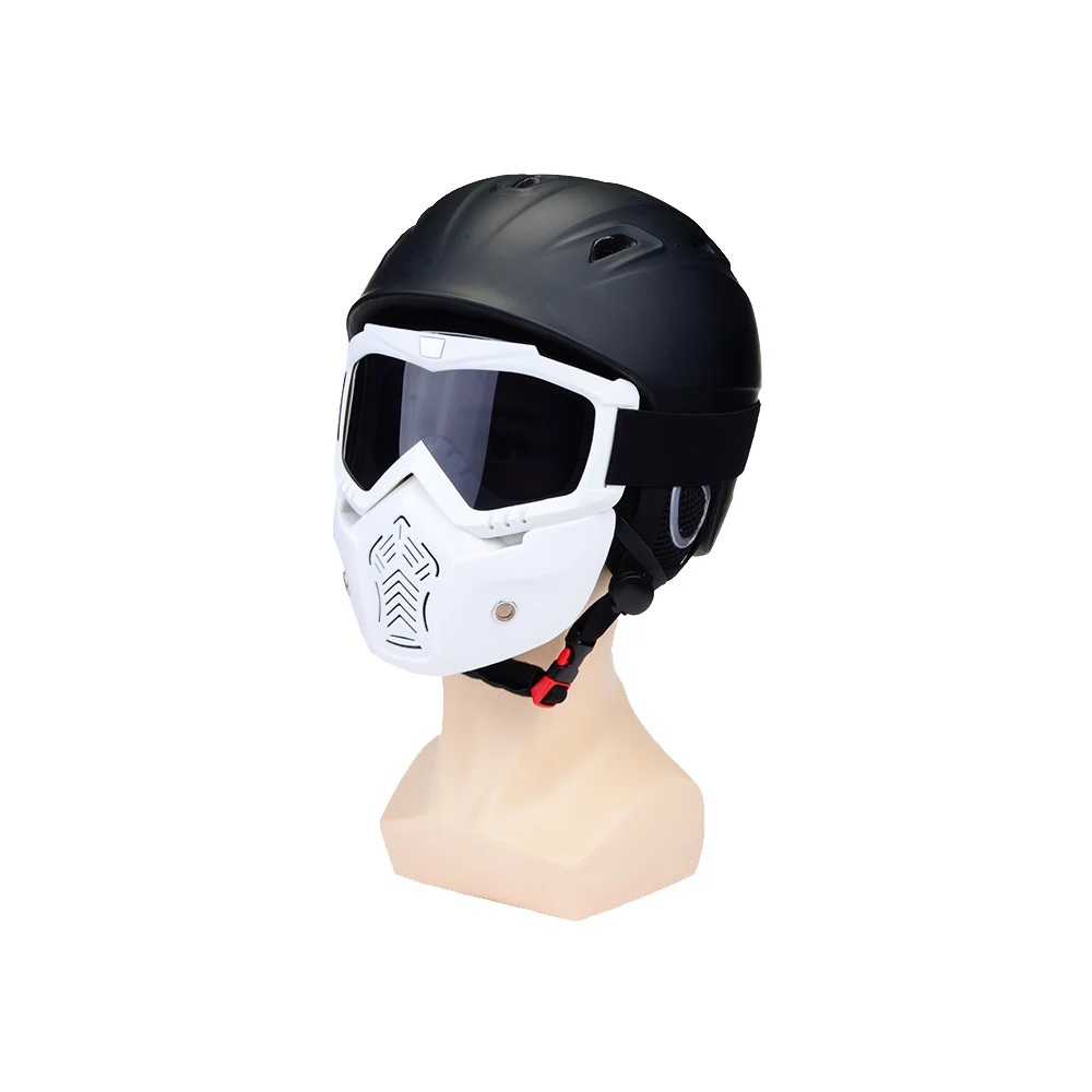 Распродажа для мужчин и женщин, лыжная маска для сноуборда, зимние лыжные очки для снегохода, ветрозащитные очки для катания на лыжах, стекло для мотокросса, солнцезащитное стекло es с фильтром для рта