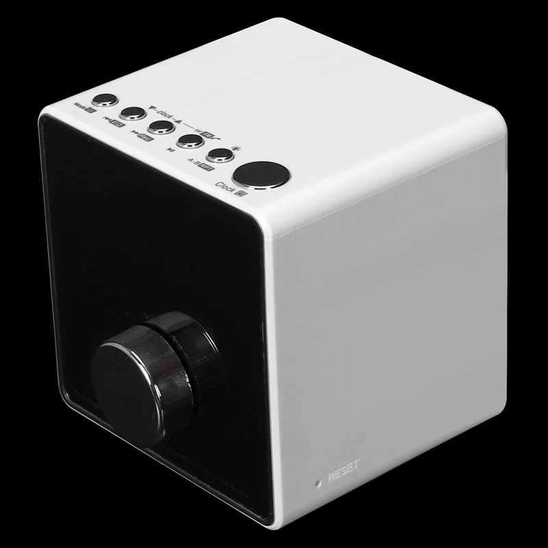 Многофункциональный Будильник Bluetooth динамик с двойным USB интерфейс зарядки аудио светодиодный Зеркало Часы музыка дисплей настольные часы