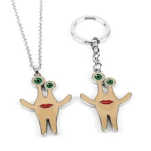 Kiseiju parasyte migi chaveiro dos desenhos animados anime animal parasitário metal chaveiro pingente chaveiro para homem feminino
