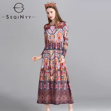 Винтажное платье seqinyy новинка сезона осень зима 2020 модное
