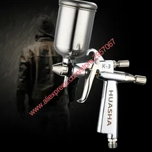 Обновленный Профессиональный распылитель K-3 пневматический инструмент 0,5 мм 150 мл мини воздушный краскопульт Аэрограф для окрашивания автомобиля аэрограф