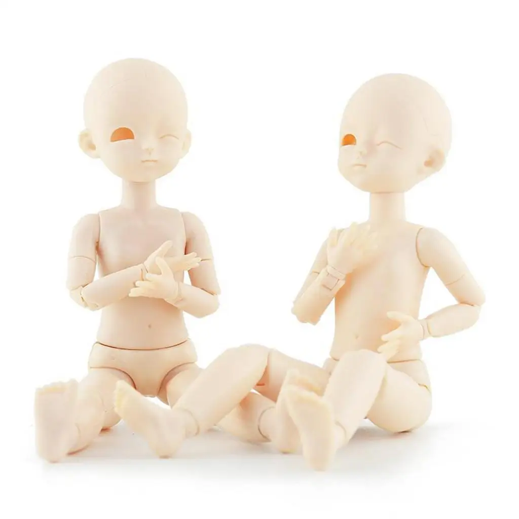 1/6 BJD Ball Jointed Wink Girl Doll Body/Head Parts DIY Makeup Accessory
