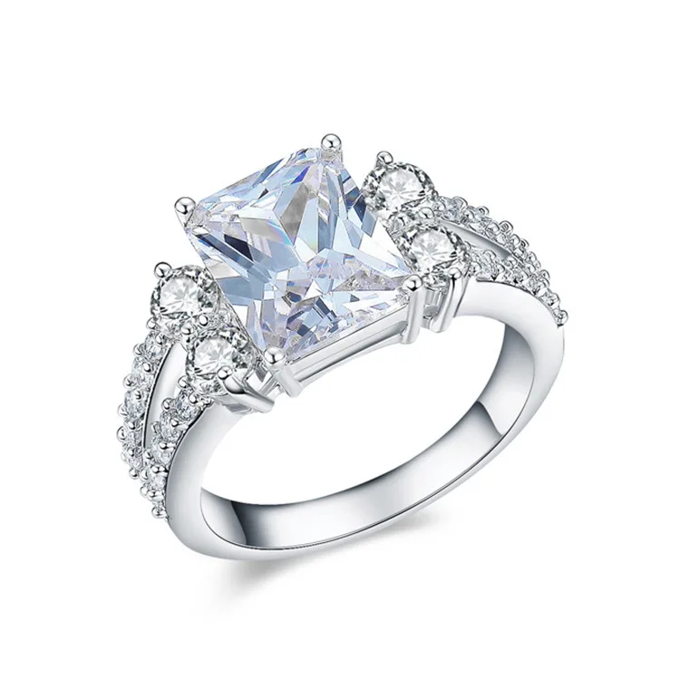 

AliExpress Ring-Style Micro Pave AAA Square Zircon Ring 10304102