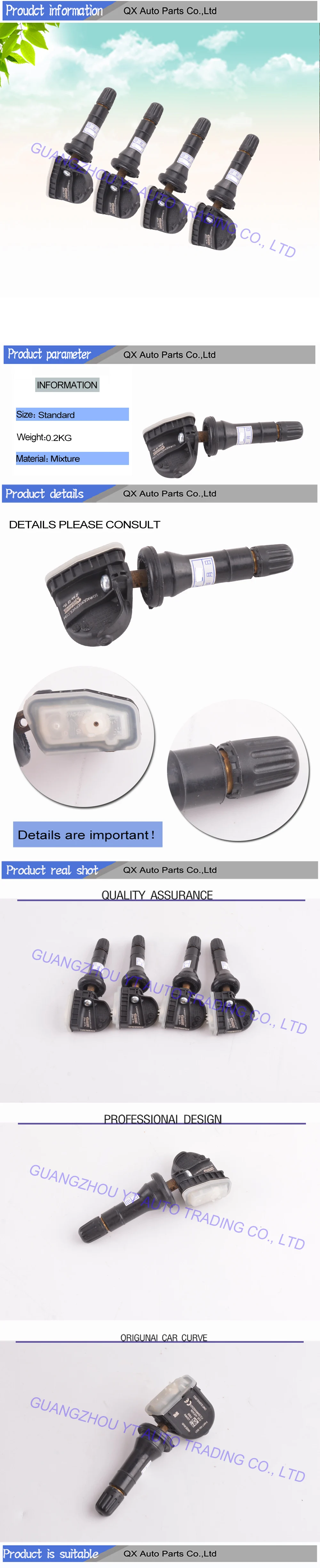 CAPQX датчик TPMS Датчик давления в шинах 433 МГц для Ford Mondeo Ecosport Fiesta Focus C-Max S-MAX Escape Kuga