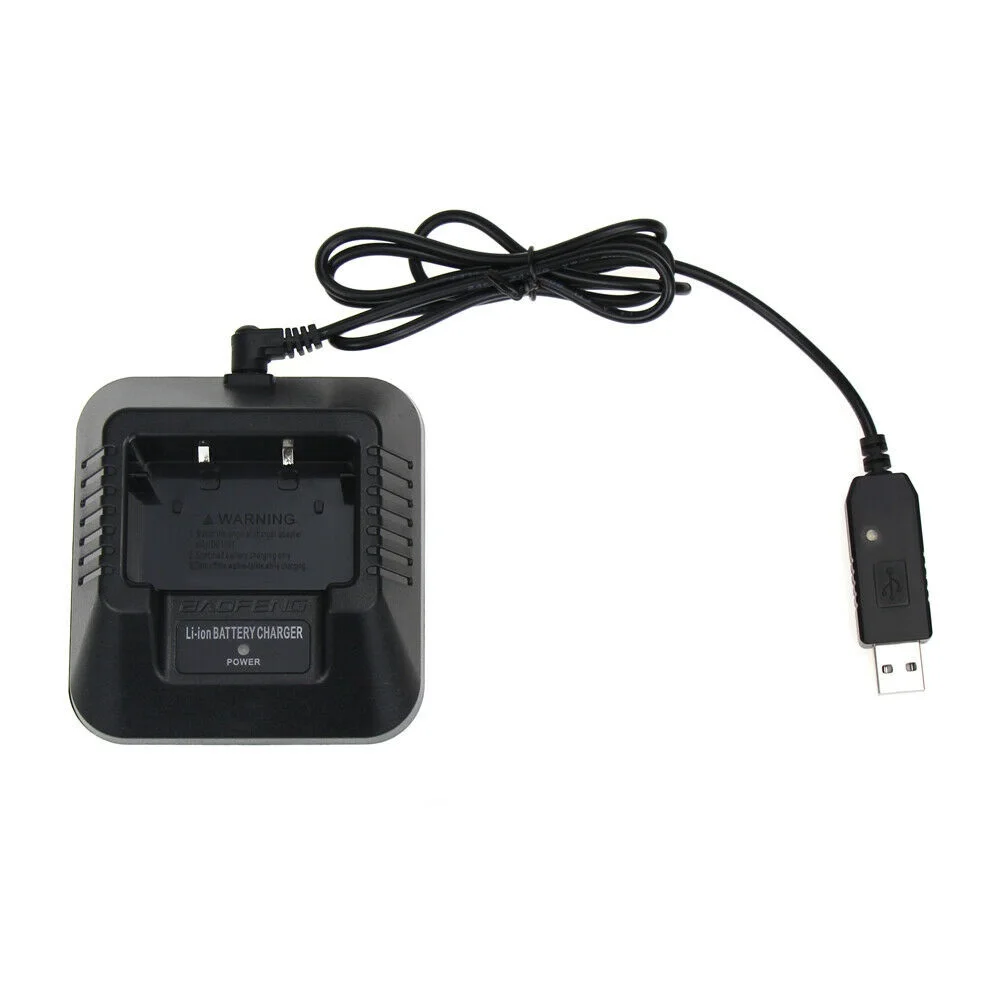USB адаптер UV-5R Зарядное устройство двухстороннее Радио UV5R Двухканальные рации Baofeng литий-ионный Батарея Зарядное устройство Интимные аксессуары zaryadnoye ustroystvo - Цвет: 1pcs