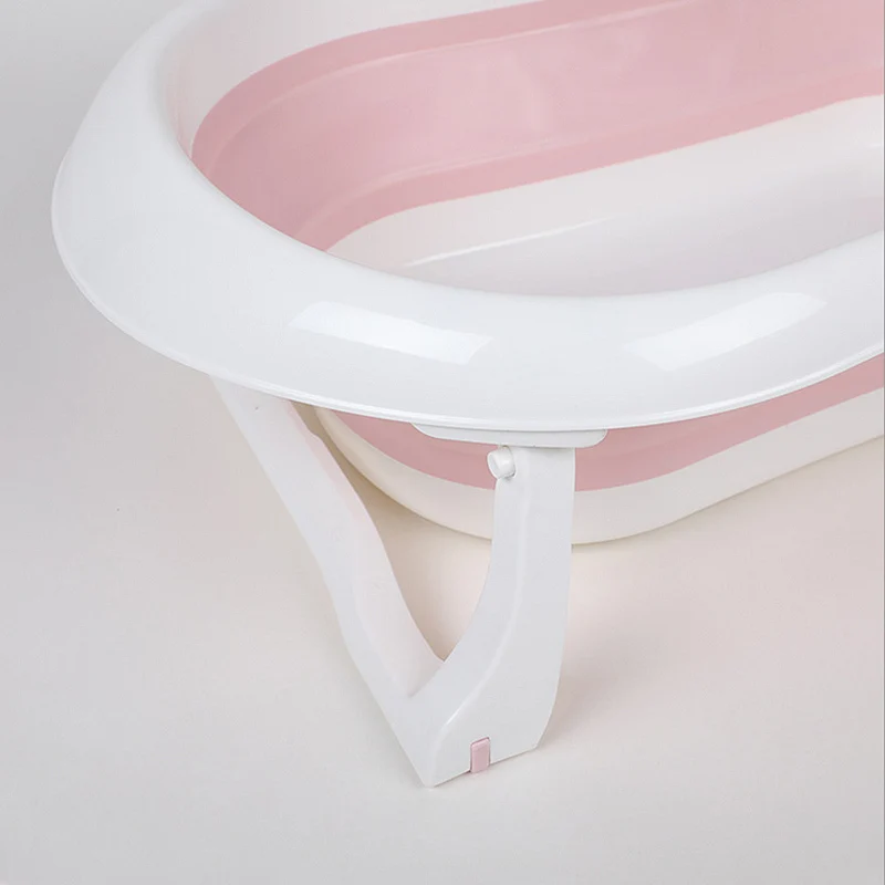 High Quality Folding Baby Bath Tub Large Size Anti-Slip Bottom Non-Toxic Material Children Bathtub Bucket for Baby Bathing J75