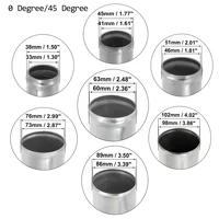 X Autohaux Aluminum Alloy Intake Tube OD 38/45/51/63/76/89/102MM Intercooler Pipe Air Tube 0 45 Degrees 300mm Long for Auto Car 2