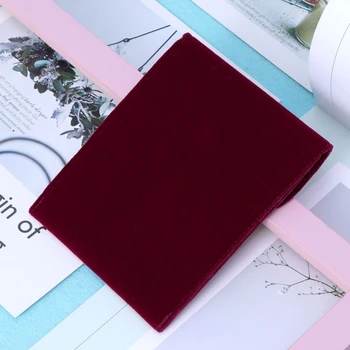 

Jewelry Bag Storage Portable Soft Lint Velvet Flannel Bracelet Necklace Gift Bag N58F