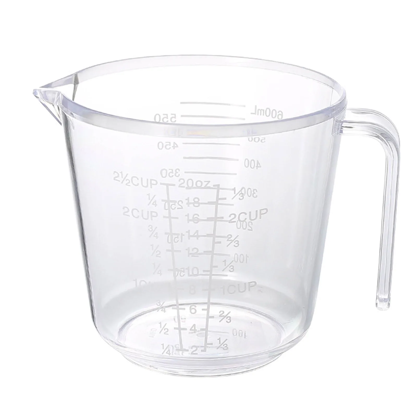Measuring Cup Mug Measurement Tool Container Household 150/300/600ml Multifunctional 600ML Handle Water Kitchen Cups | Дом и сад
