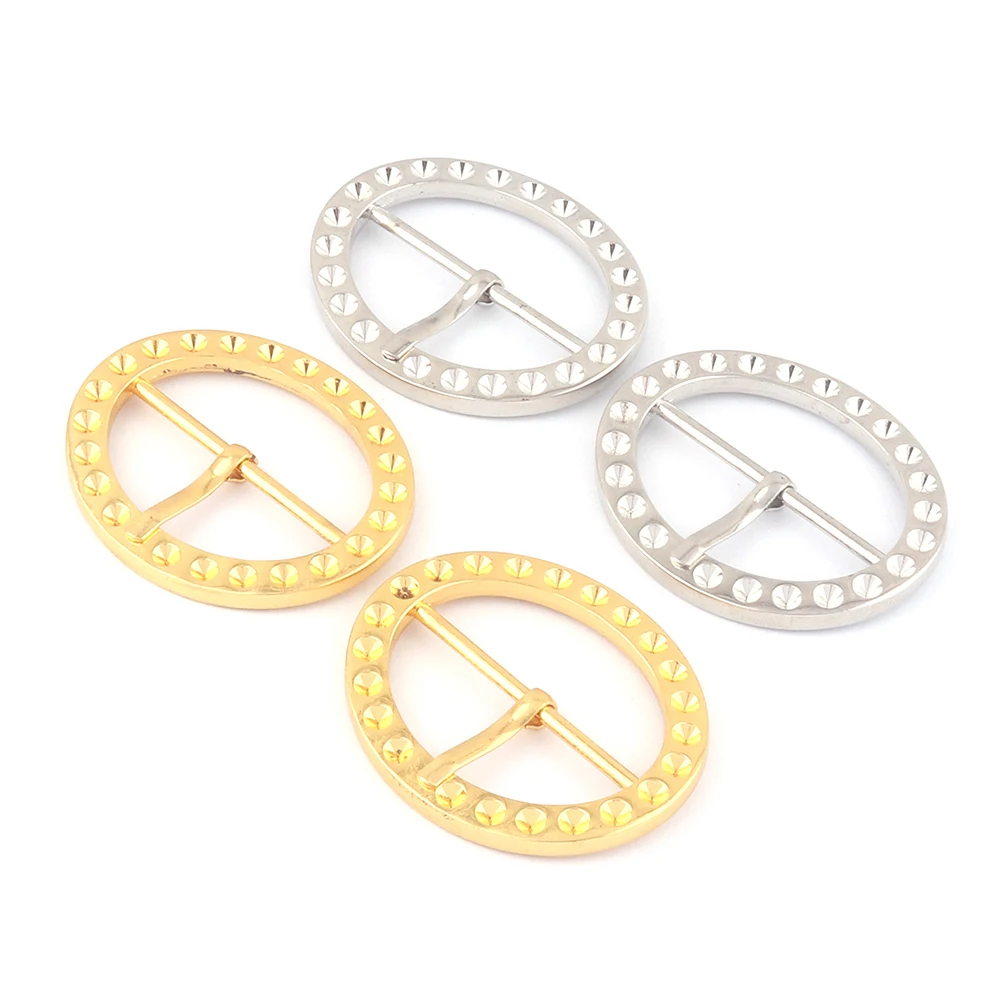 

38mm Gold Metal Adjuster Slide Buckle,Purse Clasp Oval Buckle,Luggage Strap Pin Buckle Bag Handbag Webbing Hardware Supplies DIY