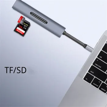 

9 in 1 USB3.1 Hub Multifunction USB-C Hub with Type-C 4K Video HDMI Gigabit Ethernet Adapter USB 3.0 USB C Type C HUB