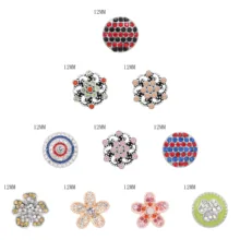 Украшение в форме имбирного печенья Подвески 12 мм декоративные цветы металлические оснастки с красными и зелеными стразами KS7118-S ювелирные украшения