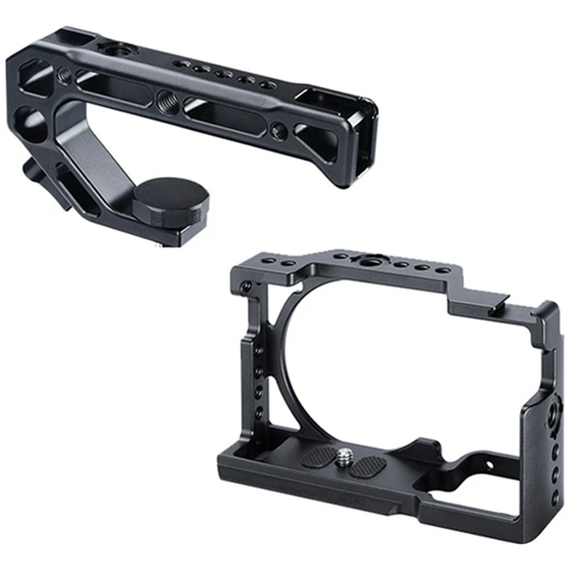 Uurig R008 Dslr Верхняя ручка рукоятка с Arca Quick Release 4 крепления для холодного башмака