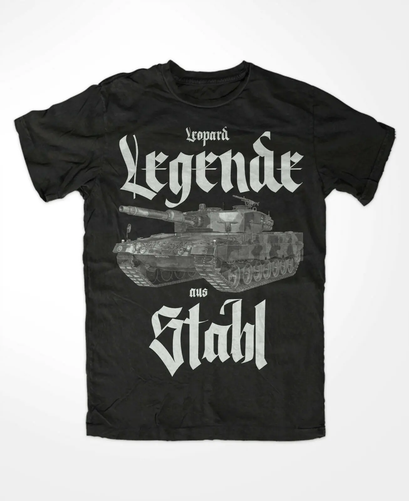 Футболка мужская с леопардовым принтом Legend of Steel тенниска Force Tiger повседневная