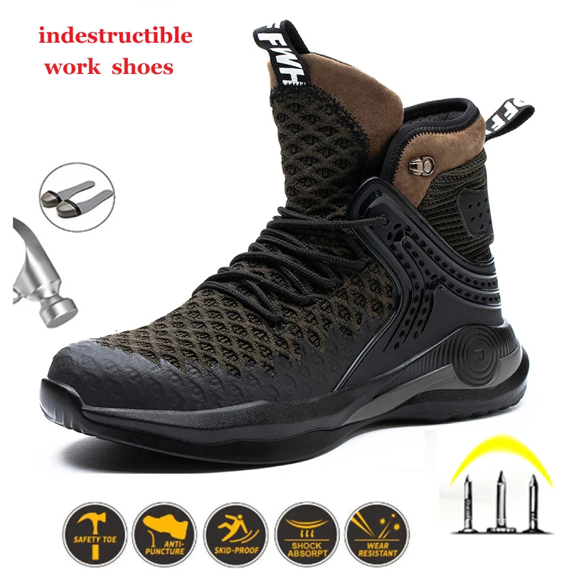 

Winter Outdoor Safety Boots Work Shoes Are Foot Protection Light and Comfortable Steel Toe Cap Anti-piercing Industrial Boots