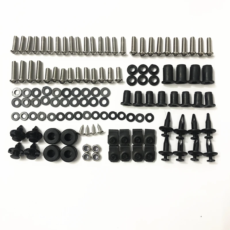 

Универсальный черный серебристый корпус обтекатель болт винт гайка крепеж для всех велосипедов мотоциклов Пластиковые обтекатели
