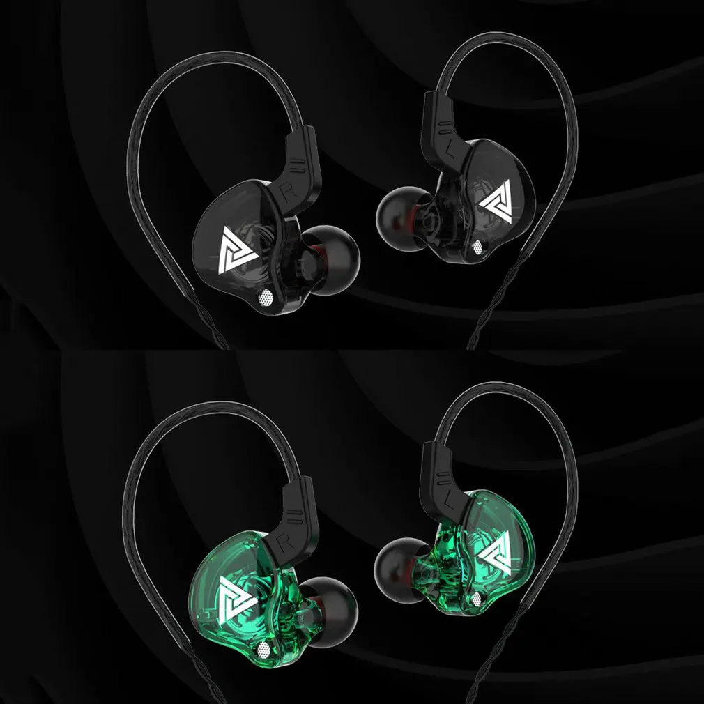 New AK6 Sports Headset Bass Mobile Music Wired Earphone Earplug Type In-ear Earphone Shocking Sound Strong Power