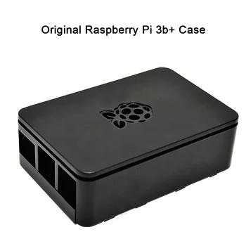

Official original raspberry pi 3b+ case raspberry pi 3 accessories Black Protective Case With camera bracket
