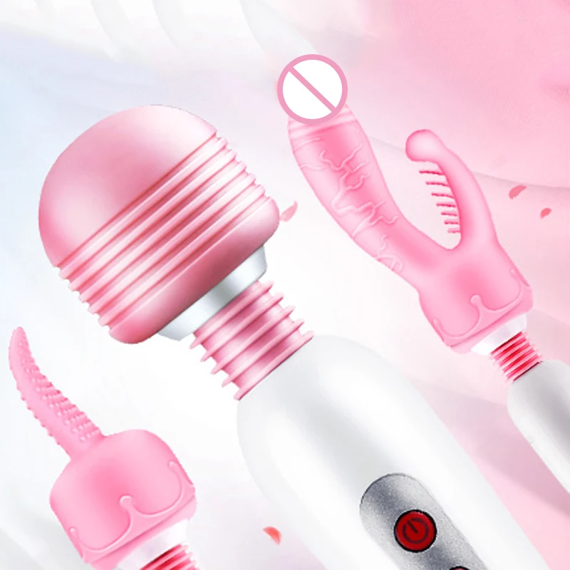 Powerful Magic Wand USB Charging AV Vibrator Sex Toys for Woman Clitoris Stimulator G Spot Massager Dildo Adults Game | Красота и
