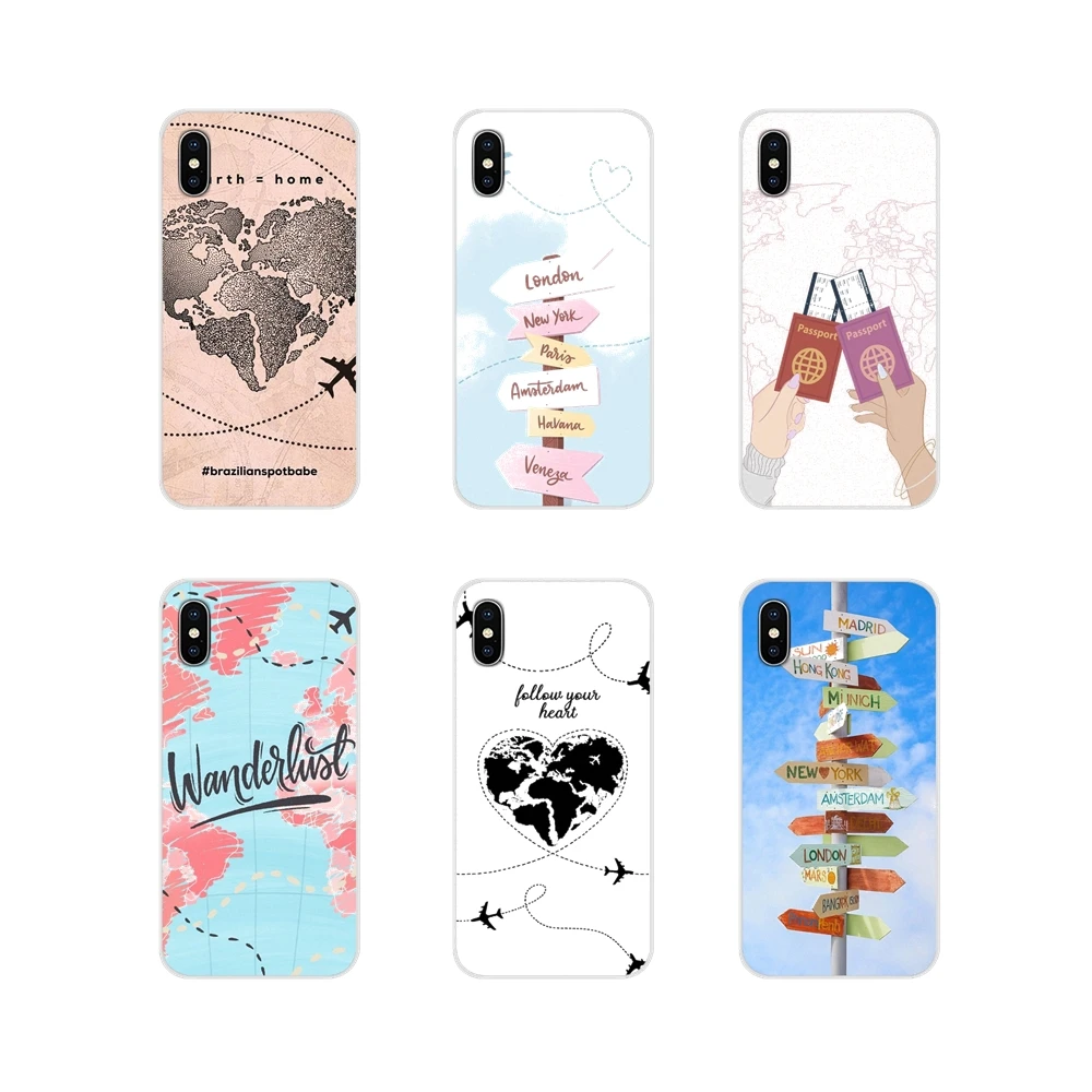 Traveler world map Accessories Phone Cases Covers For Samsung Galaxy J1 J2 J3 J4 J5 J6 J7 J8 Plus 2018 Prime 2015 2016 2017 | Мобильные