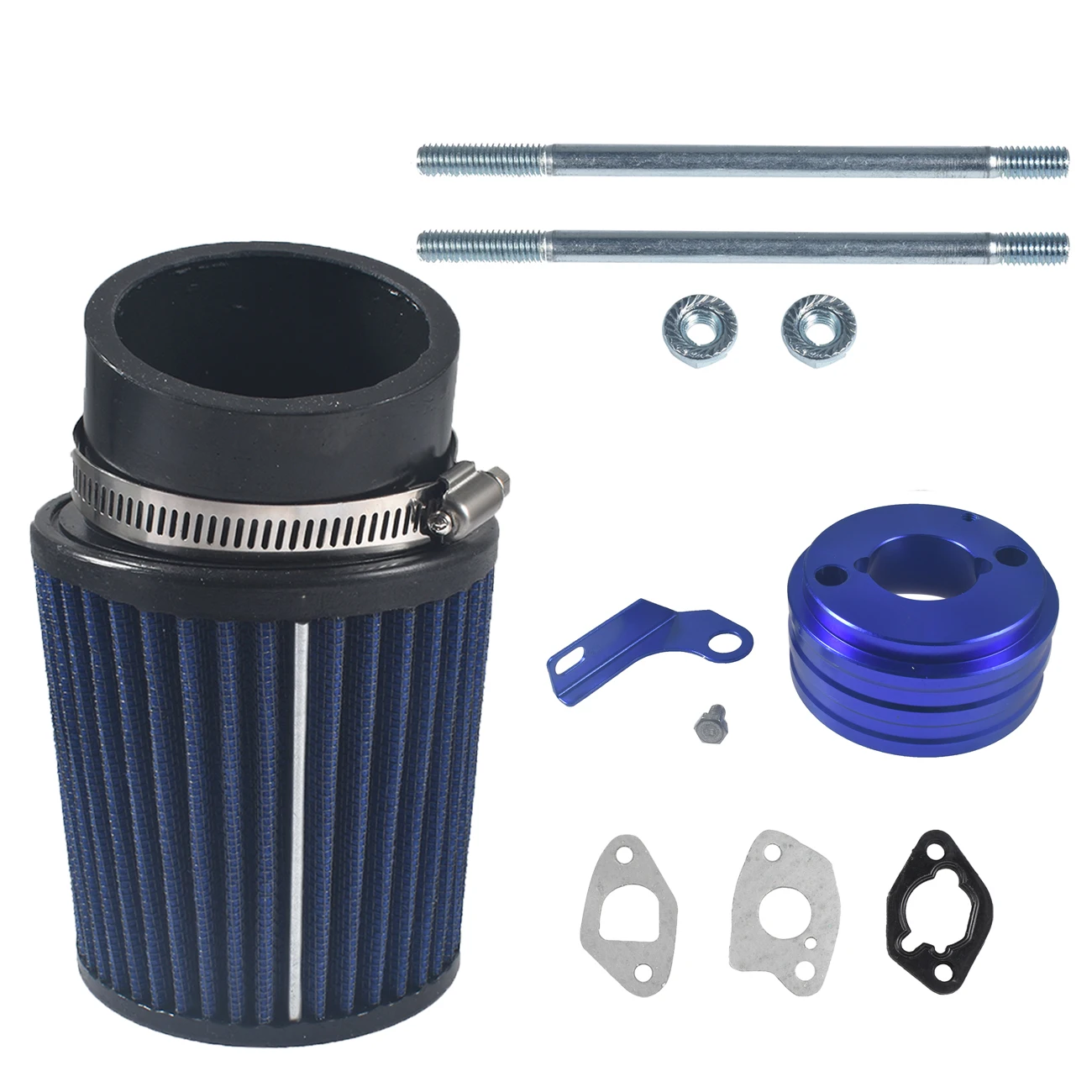 Воздушный фильтр и адаптер для Predator 212cc 6.5HP Honda Clone GX160 GX200 Go Kart Parts |