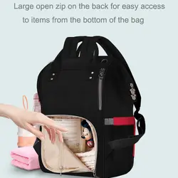 Сумка для подгузников с изображением Диснея, Минни, Микки, сумка для детской коляски, сумка для детской мамы, рюкзак для беременных, USB сумка