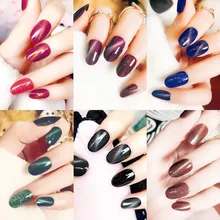 Маникюр конечный продукт поддельные ногти конечный продукт патч для ногтей Популярные INS кошачий глаз маникюрный патч фототерапия a L кошачий глаз