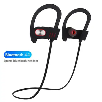 

Wireless Waterproof Sports Bluetooth 4.1 Earpiece Dual Stereo In-ear music folding Earphones with micophone