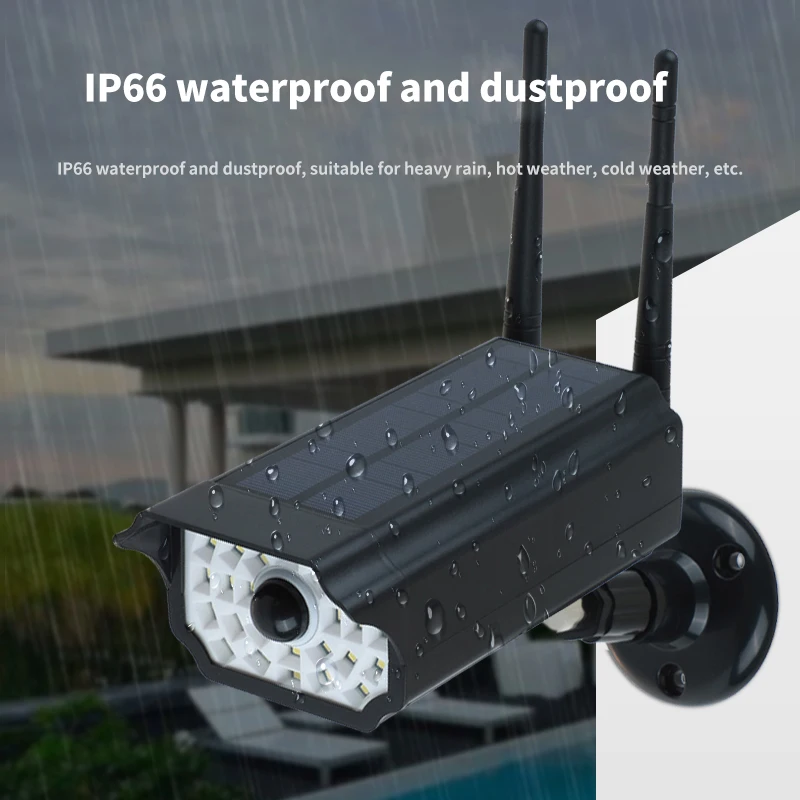 Fake Dummy Camera Outdoor Waterdichte Thuis Camera Solar Power Simulatie Camera Met Led Licht Security Surveillance
