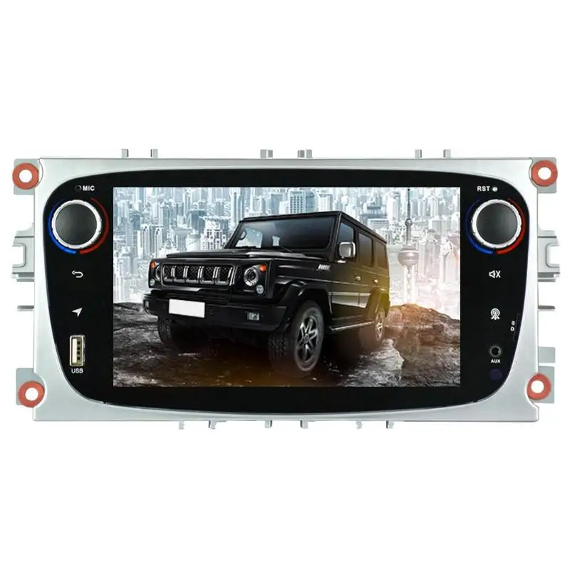 7 дюймов Android 8,1 2+ 32G Автомобильная Стереосистема радио, Bluetooth, gps Navi USB MP5 плеер gps WI-FI Bluetooth FM Авто Аудио плеер стерео