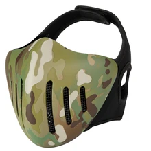 

Military Game Half Face Camouflage Protective Mask CS Tactical Airsoft Hunting Shooting Glory Knight Paintball Protection Masks