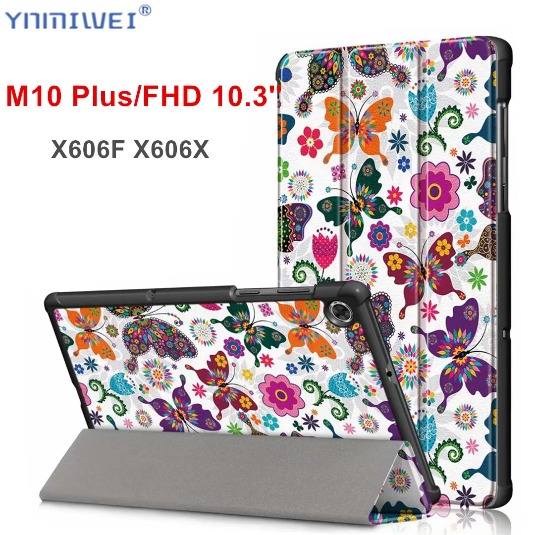 Чехол для Lenovo YOGA Tab M10 плюс Tb x606f x606x магнит Funda FHD 10 3 дюймов чехол планшета|Чехлы