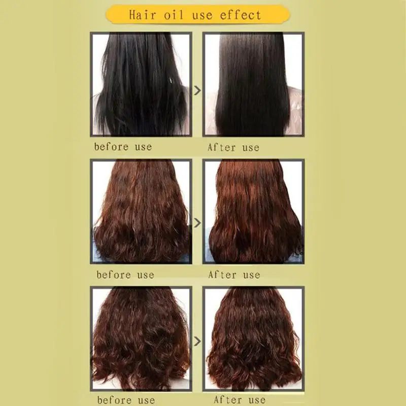 Pure Moroccan Argan Oil Care Hair & Scalp Treatment Moisturizing Hair Easily Absorbed Oils Increase the Gloss Repair Hair