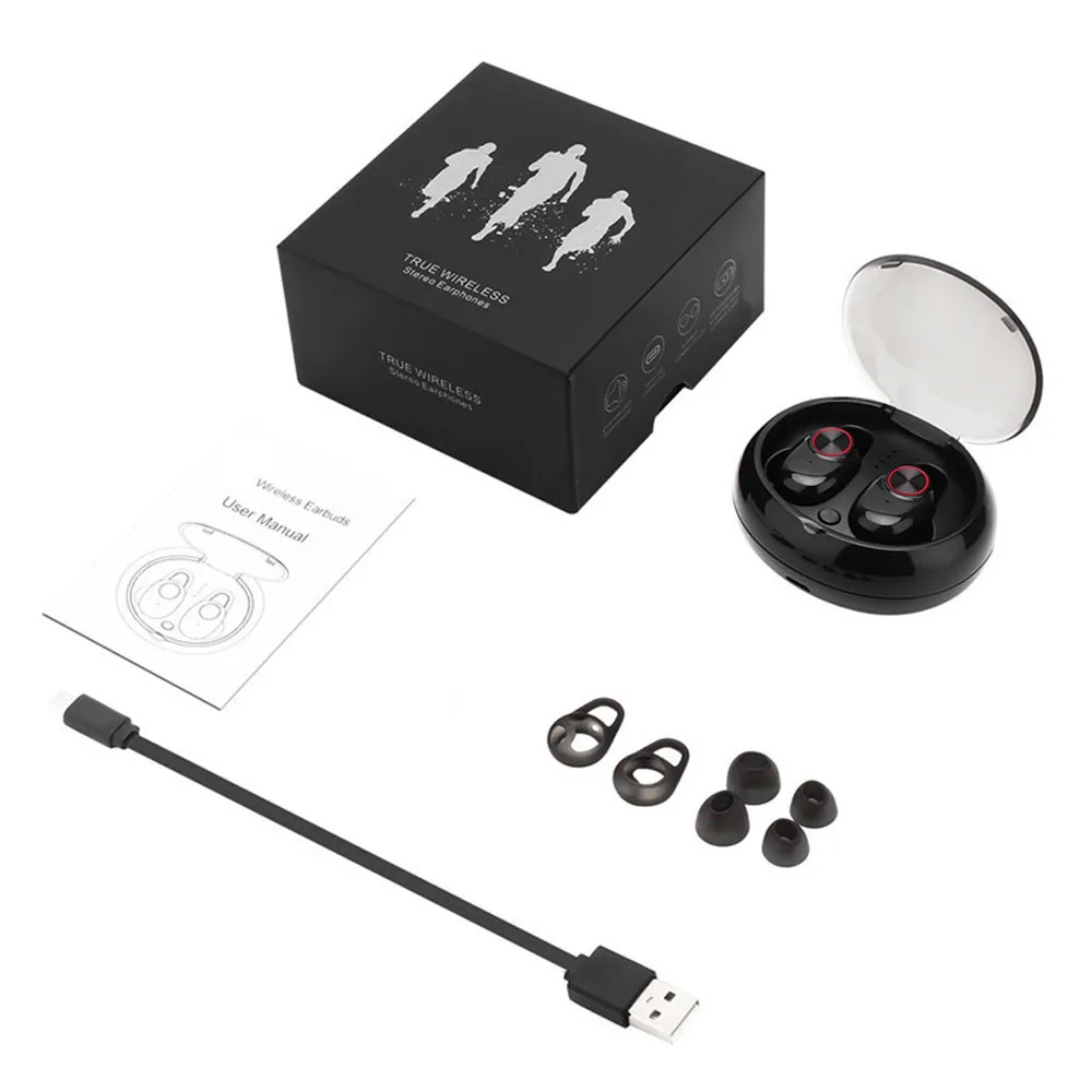 Новые TWS V5 водонепроницаемые наушники Bluetooth 5,0 беспроводные стерео наушники с шумоподавлением наушники для смартфона