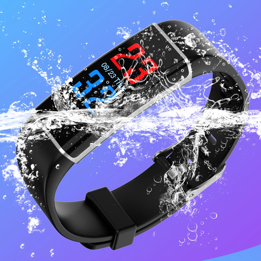 

Touch Screen Bracelet Smart Watch Men Women Sports Timer Fitness Activity Heart Rate Tracking Blood Pressure Calorie Monitor