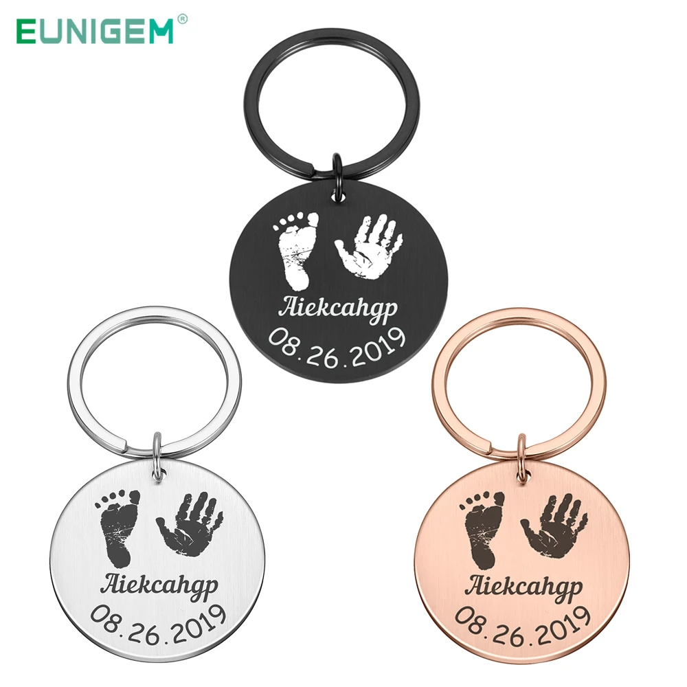personalized baby keychain