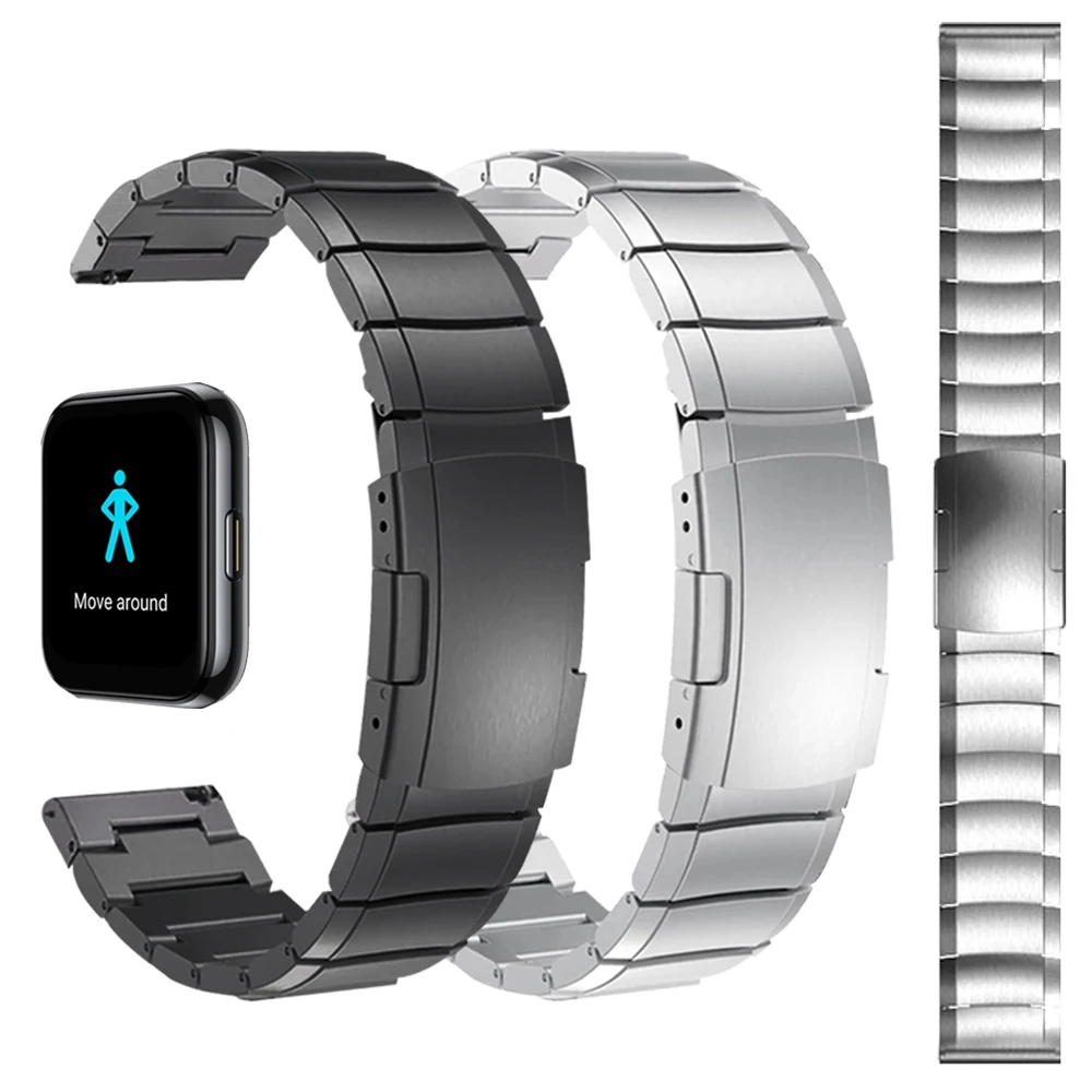 

Stainless Steel Metal Wrist Strap for Realme Watch2 Pro Smartwatch Band for Realme Watch S Pro Watchband Replaceable Correa Belt
