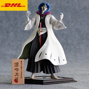

10" Anime BLEACH Statue Gotei 13 Bust Soul Society Full-Length Portrait Kurotsuchi Mayuri GK Action Figure Toy BOX 24.5CM V311