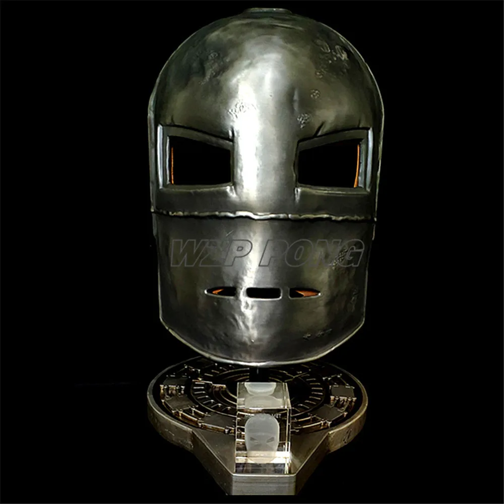 WZP понг Железный человек MK1 шлем 1/1 металлическая маска Mark 1 косплей для Мстителей Железный человек фигурка Коллекционная модель игрушки Детский подарок